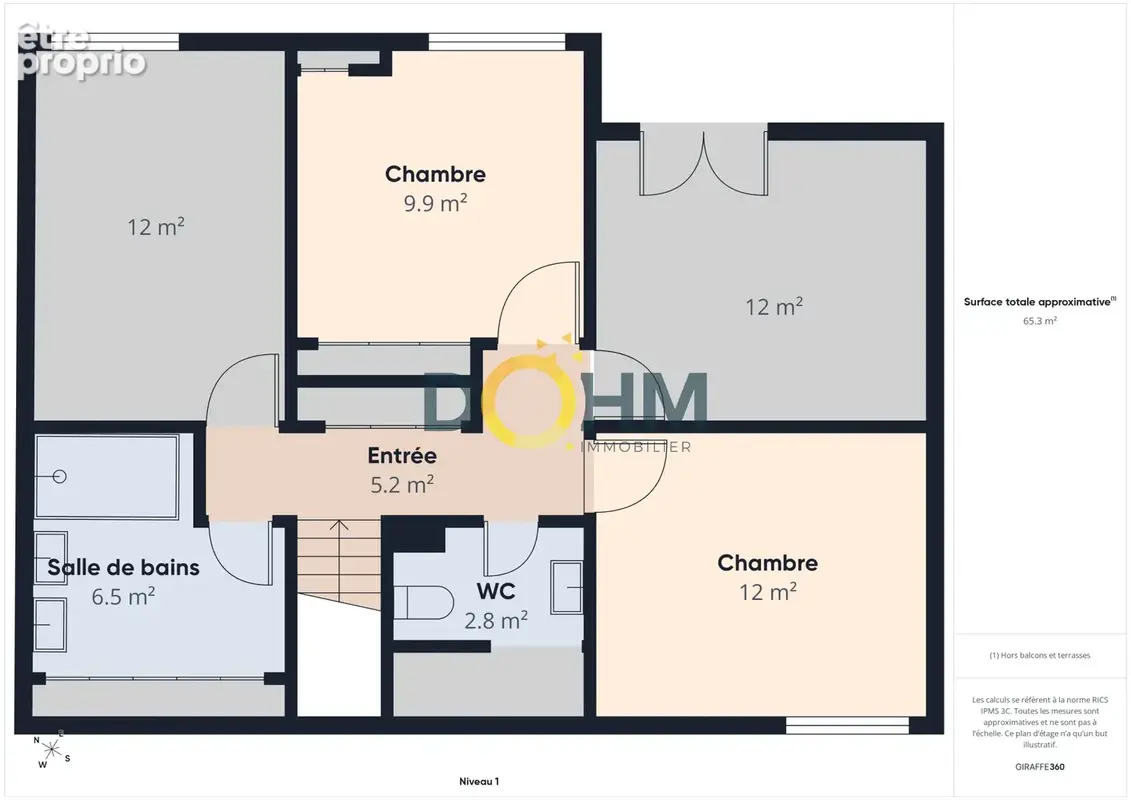 Maison 130m2, 4 chambres, terrain 482m2 - photo 17