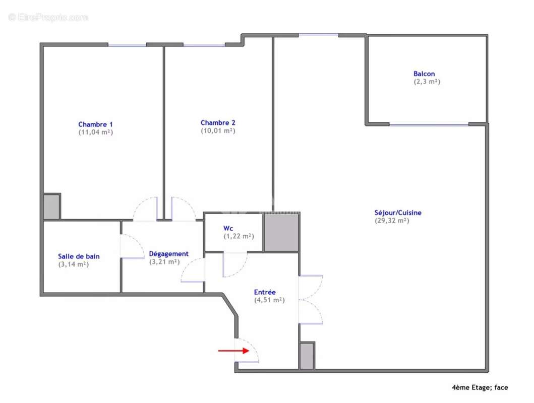 Appartement à COURBEVOIE
