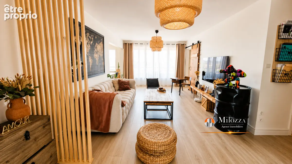Appartement familial 115,62 m² avec 4 chambres, balcon, cave et garage - Villefontaine - photo 3