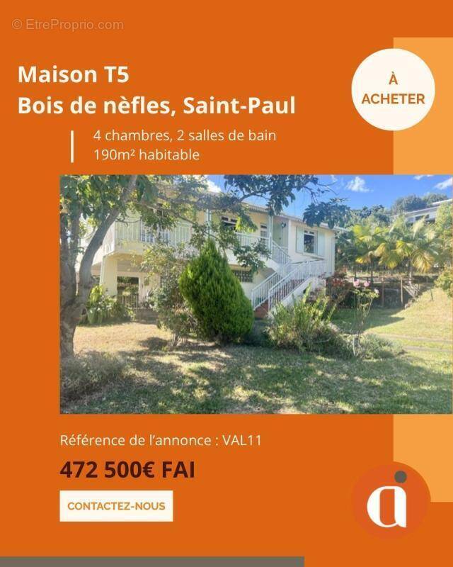 Maison à SAINT-PAUL