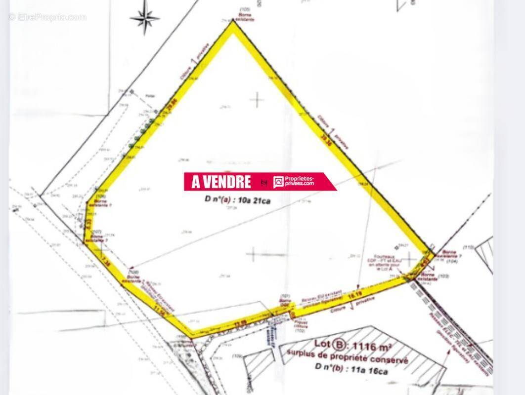 Terrain à ENTRECHAUX