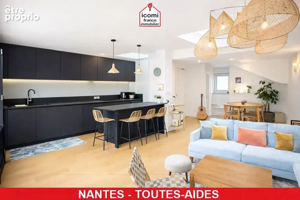 Loire-atlantique - nantes (44100) - a vendre - maison en rez de jardin entierement renovee en 2021 - piece de vie triple avec ac - photo 5