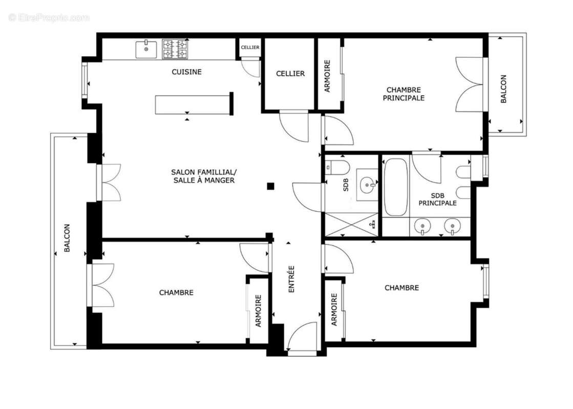 Appartement 83m² à nice - photo 18