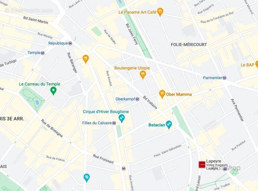 Commerce à PARIS-11E