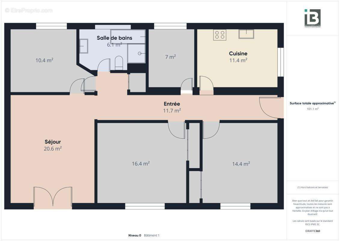 Appartement à CARQUEIRANNE