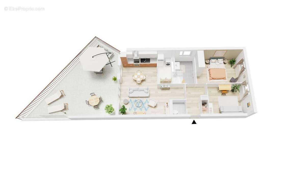 Appartement à HERMANVILLE-SUR-MER