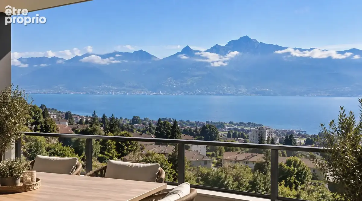 Appartement T4 attique traversant vue lac - photo 5