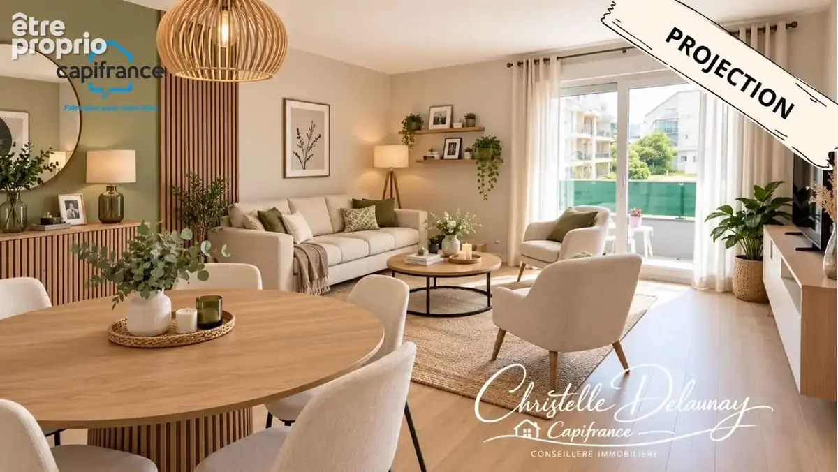 Appartement T4 lumineux avec balcons – Vern-sur-Seiche - photo 3