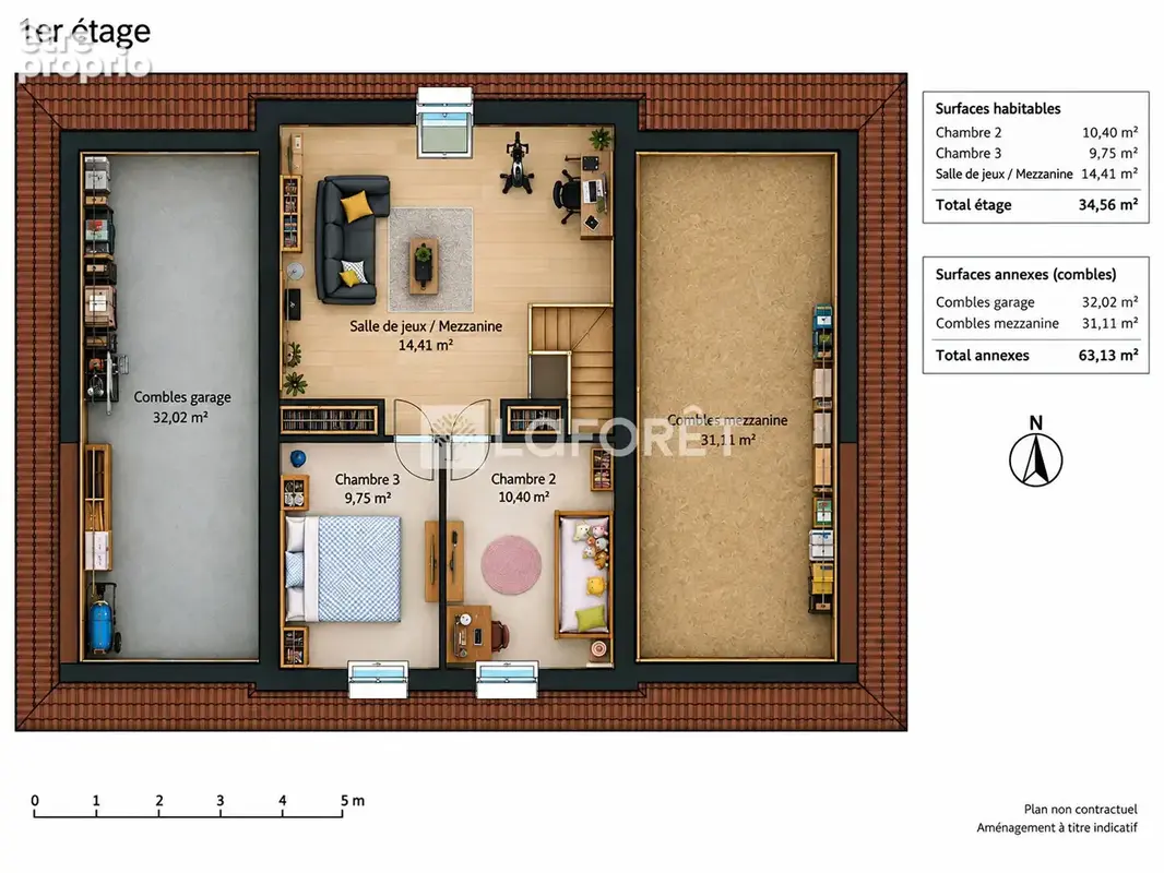 Maison Caluire Et Cuire 5 pièce(s) 110 m2 - photo 17