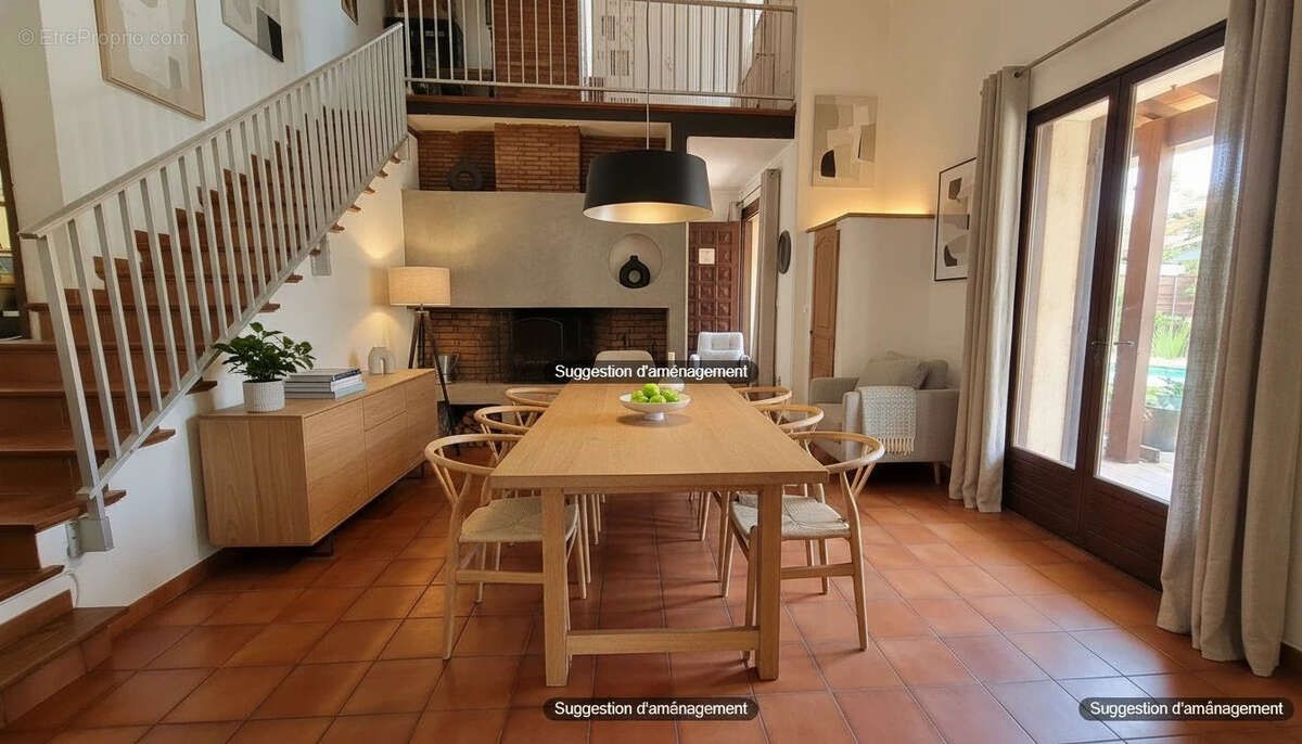 LES ANGLES   Quartier des Priades  Maison familiale avec piscine, grand sous-sol et toutes les commodités à p - photo 9