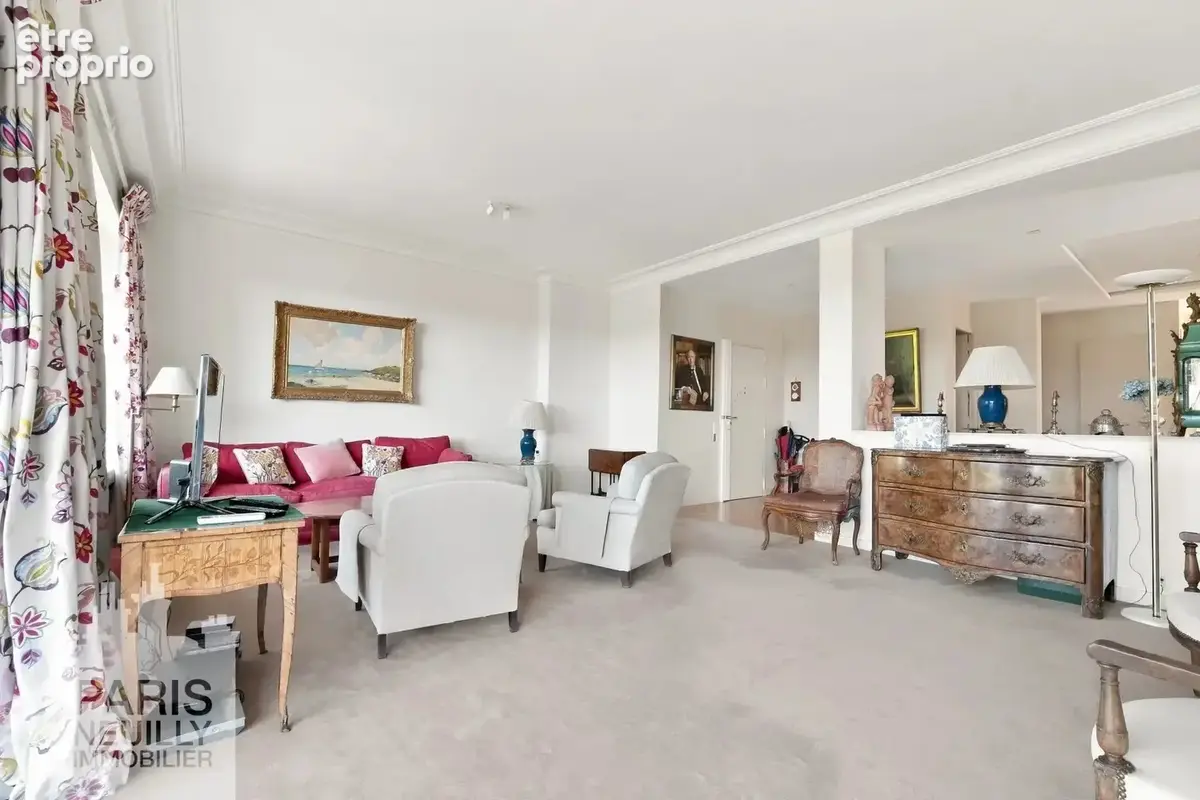Paris 16ème – flandrin / boulevard lannes – 5 pièces – 3 chambres – balcon –parking - photo 3