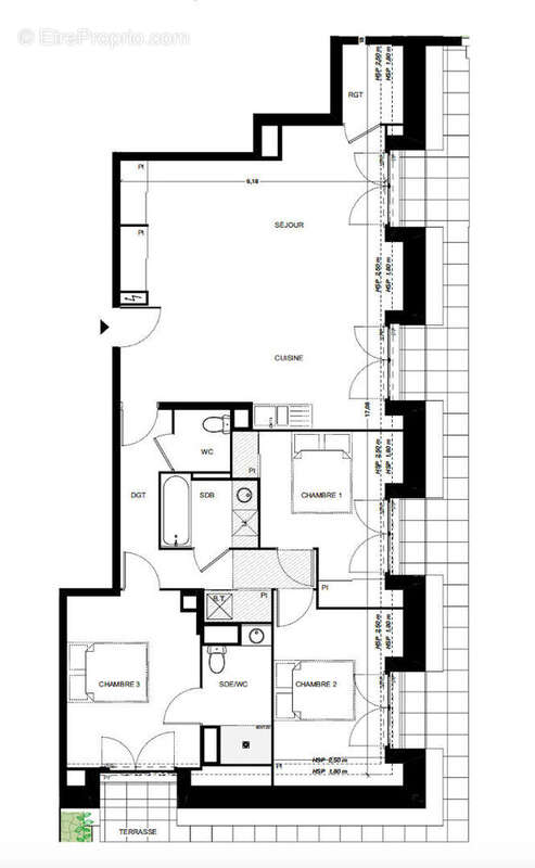 Appartement à QUINT-FONSEGRIVES