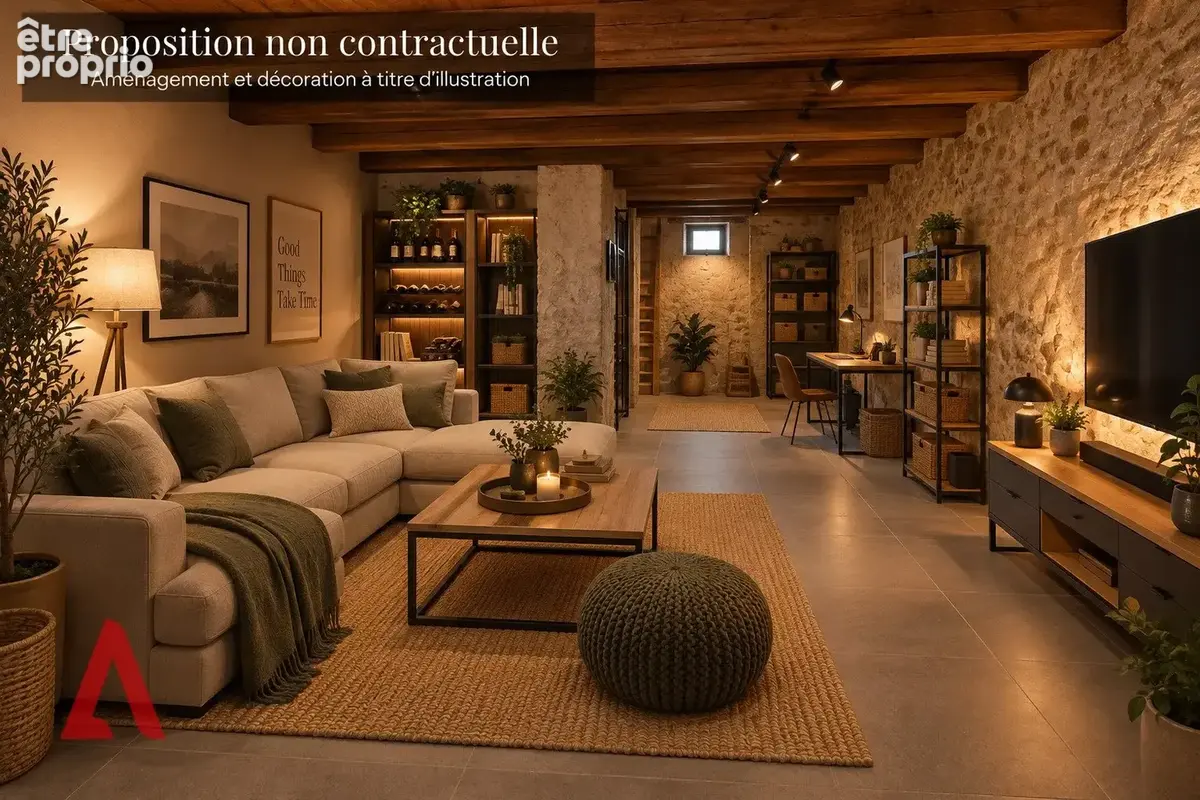 Maison de village à restaurer  125 m²  Causses-et-Veyran  55 000  - photo 4