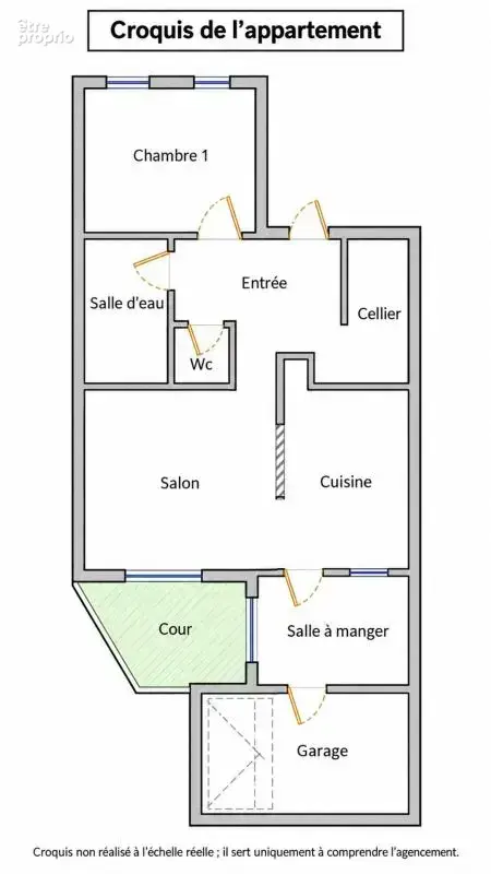 T2 rénové 58 m², petite copro, terrasse au calme & garage privatif - MARCQ EN BAROEUL - photo 10