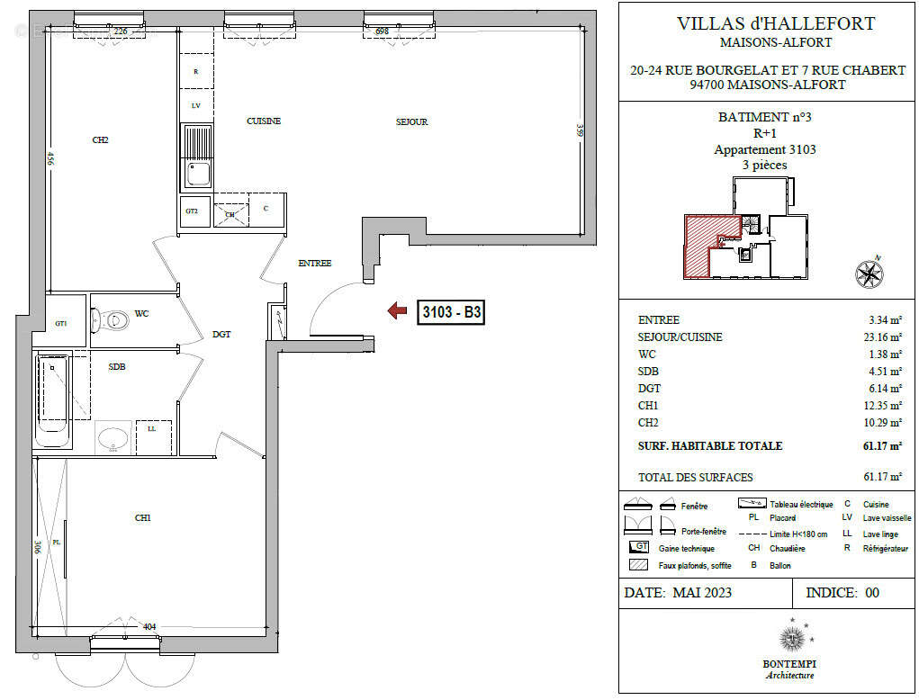 Appartement à MAISONS-ALFORT