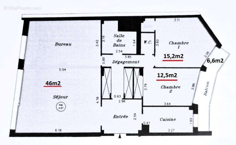 Appartement à PARIS-16E
