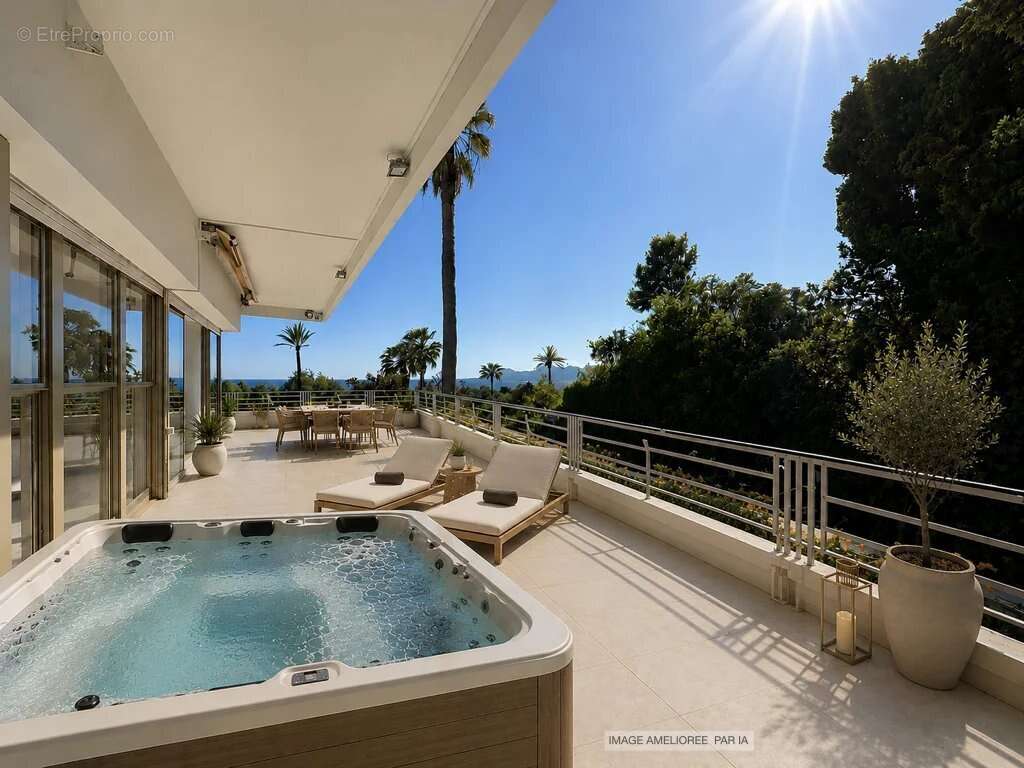 Appartement 2 suites  138 m2 vue mer exceptionnelle cannes isola bella  vue mer terrasse - 2 garages - photo 3