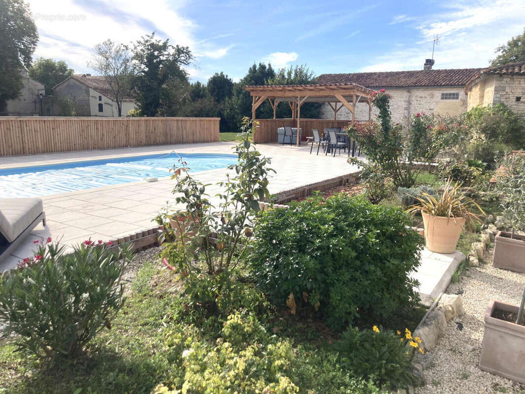 PISCINE - Maison à SALLES-DE-VILLEFAGNAN