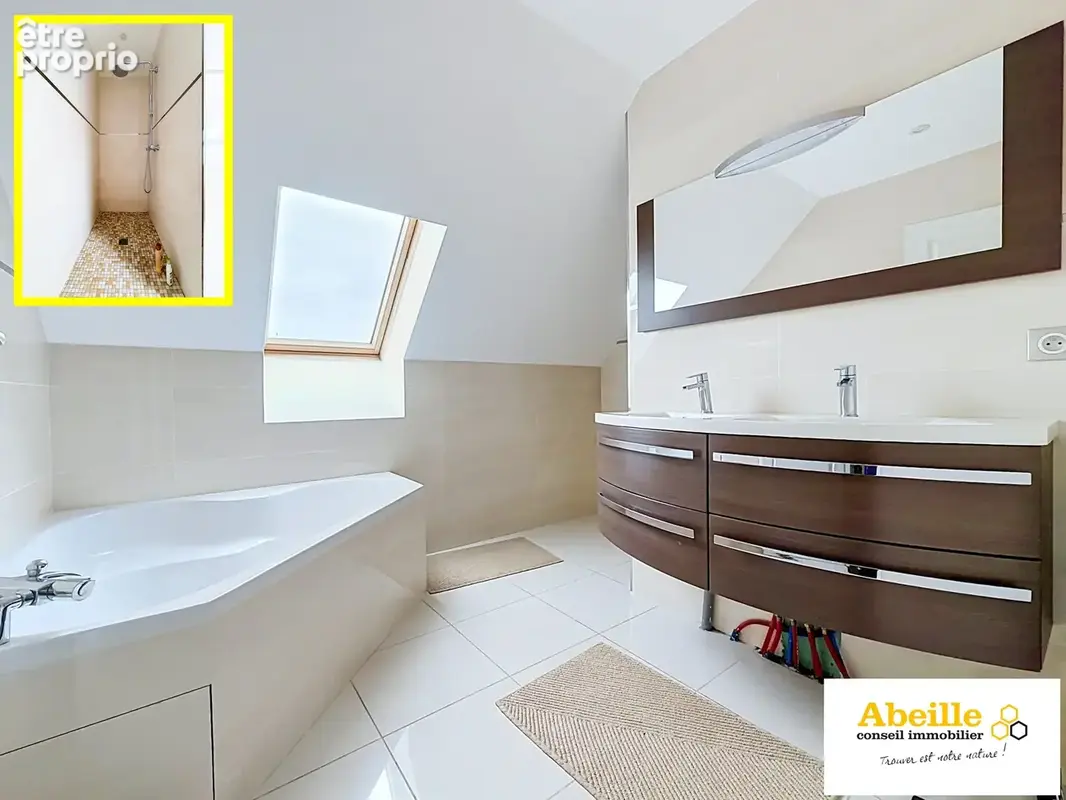 Maison contemporaine de 141 m2 hab. dependance de 29 m2. garage. terrain 800 m2. - photo 16