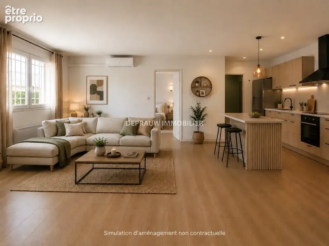 THÉZA - Maison T3 de plain-pied avec grand garage et terrasse - photo 5