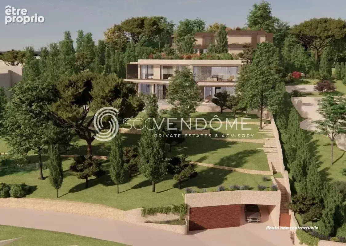 Super cannes deux villas a construire sur terrain vue mer permis purge a vendre - photo 5