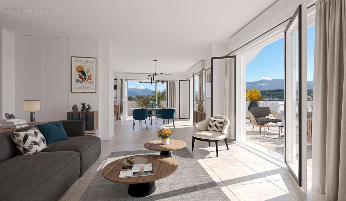 Thonon-Les-Bains: Appartement 5 pièce en attique - photo 4