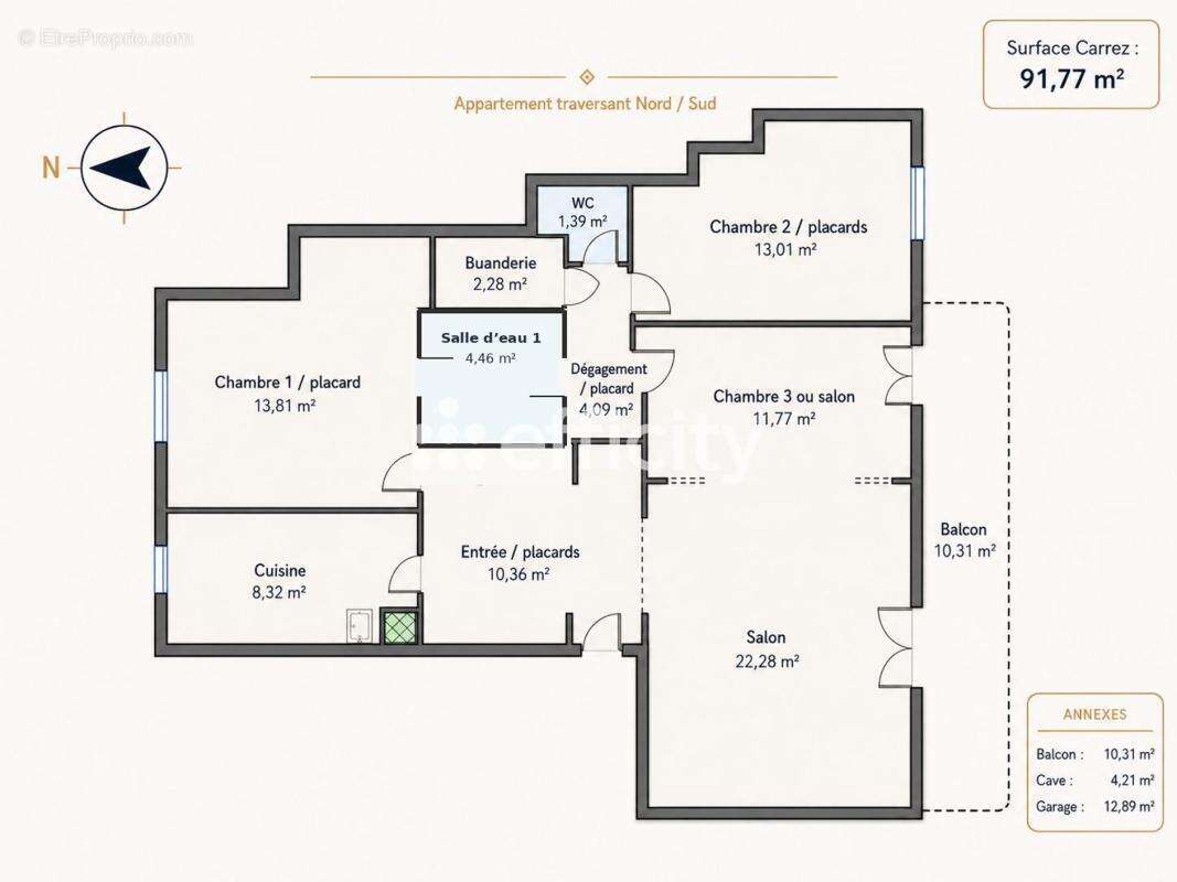 Appartement - photo 3