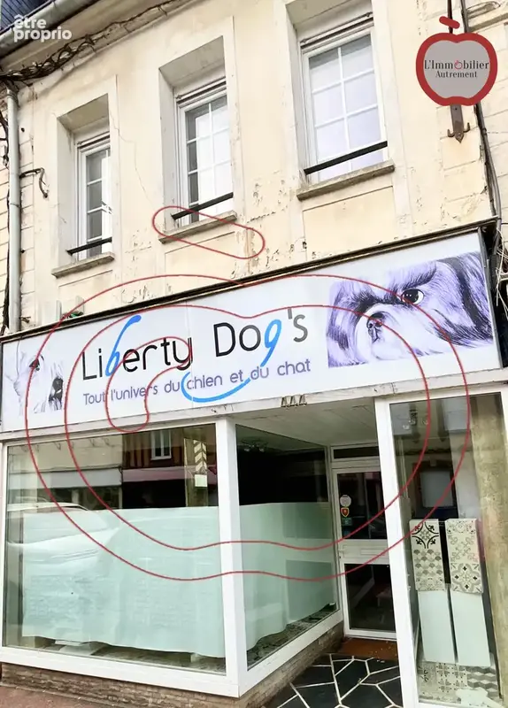 Immeuble -  2 lots independants - local commercial et appartement  - centre ville  verneuil  sur avre - photo 10