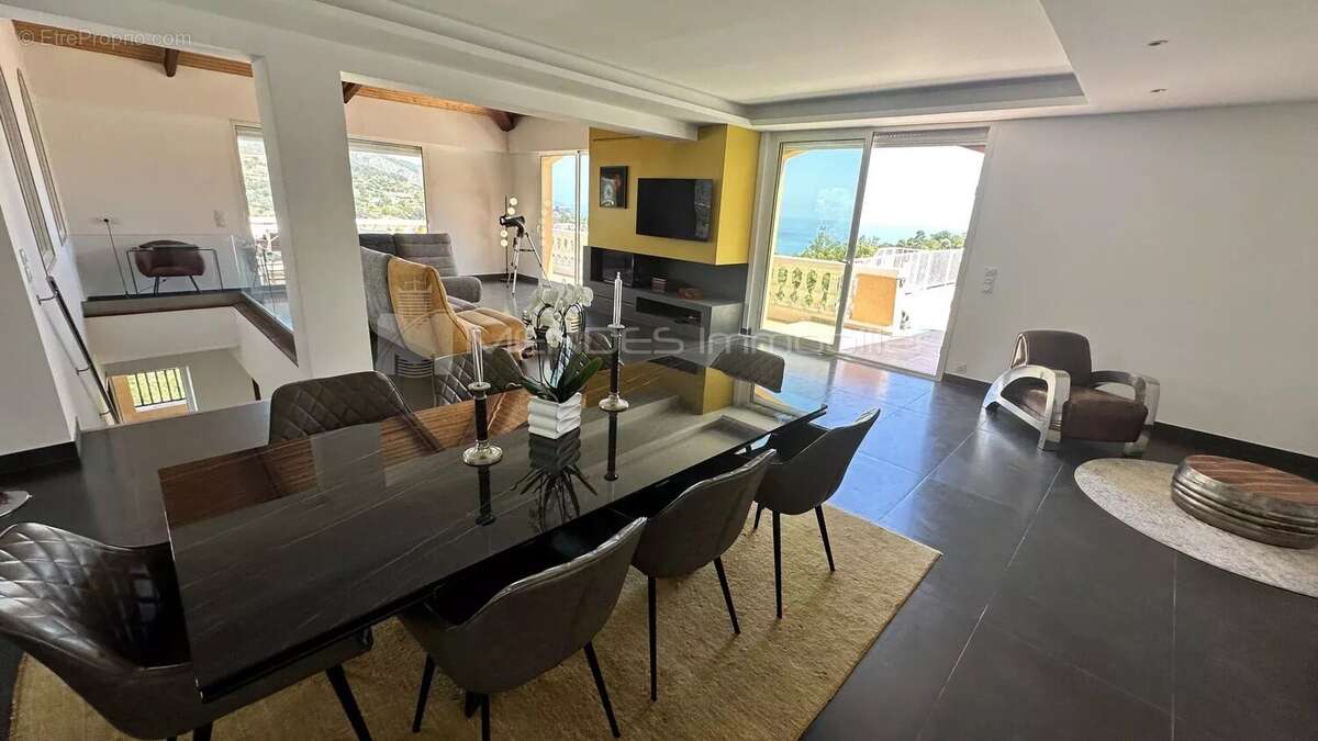 Vue mer panoramiques - villa menton - - photo 5