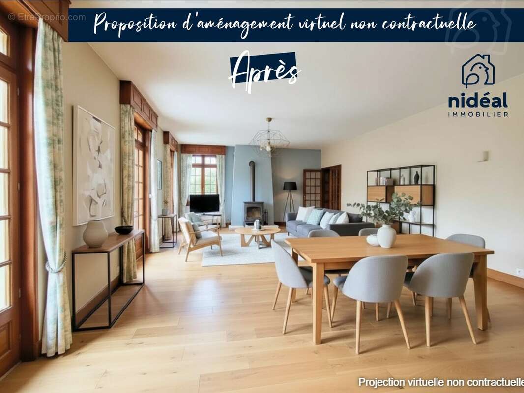séjour home-staging - Maison à SOLESMES