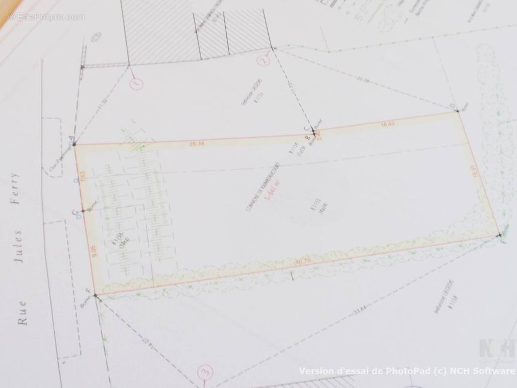 Terrain à RAIMBEAUCOURT