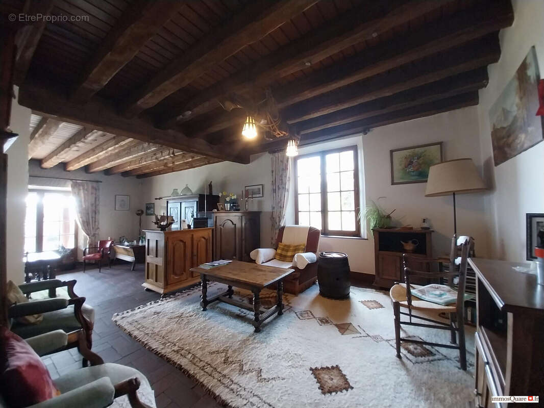 Vue salon et séjour - Maison à SAINT-ISMIER