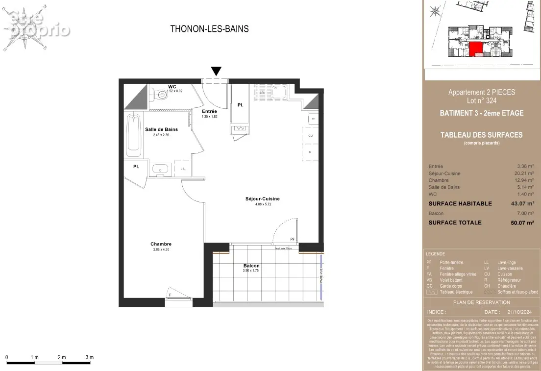 Appartement à THONON-LES-BAINS