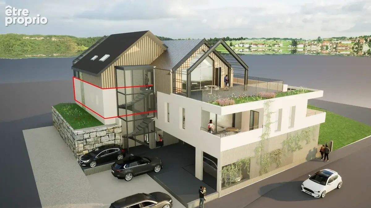 MOUXY - VEFA T4 103m2 avec jardin privé de 438m2 - vue montagnes - résidence neuve - photo 7
