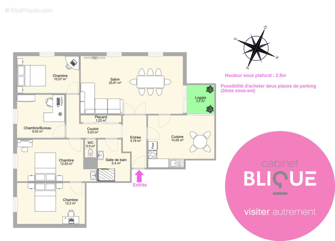 Appartement à VANDOEUVRE-LES-NANCY