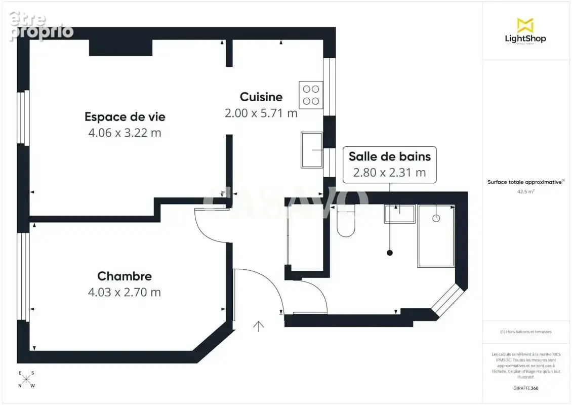 Vente Appartement 2 pièces de 42m² - 75014 Paris - photo 5