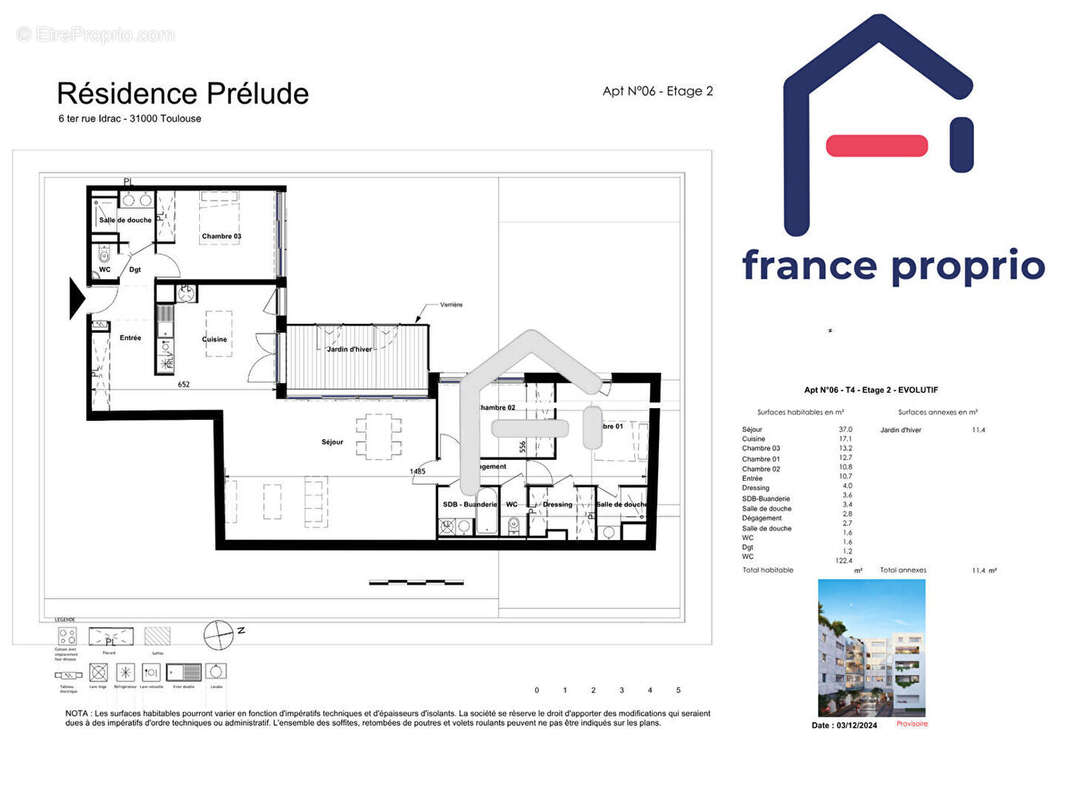 Appartement à TOULOUSE