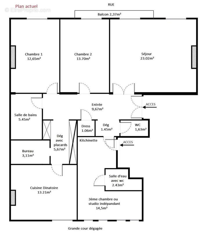 Appartement à PARIS-16E