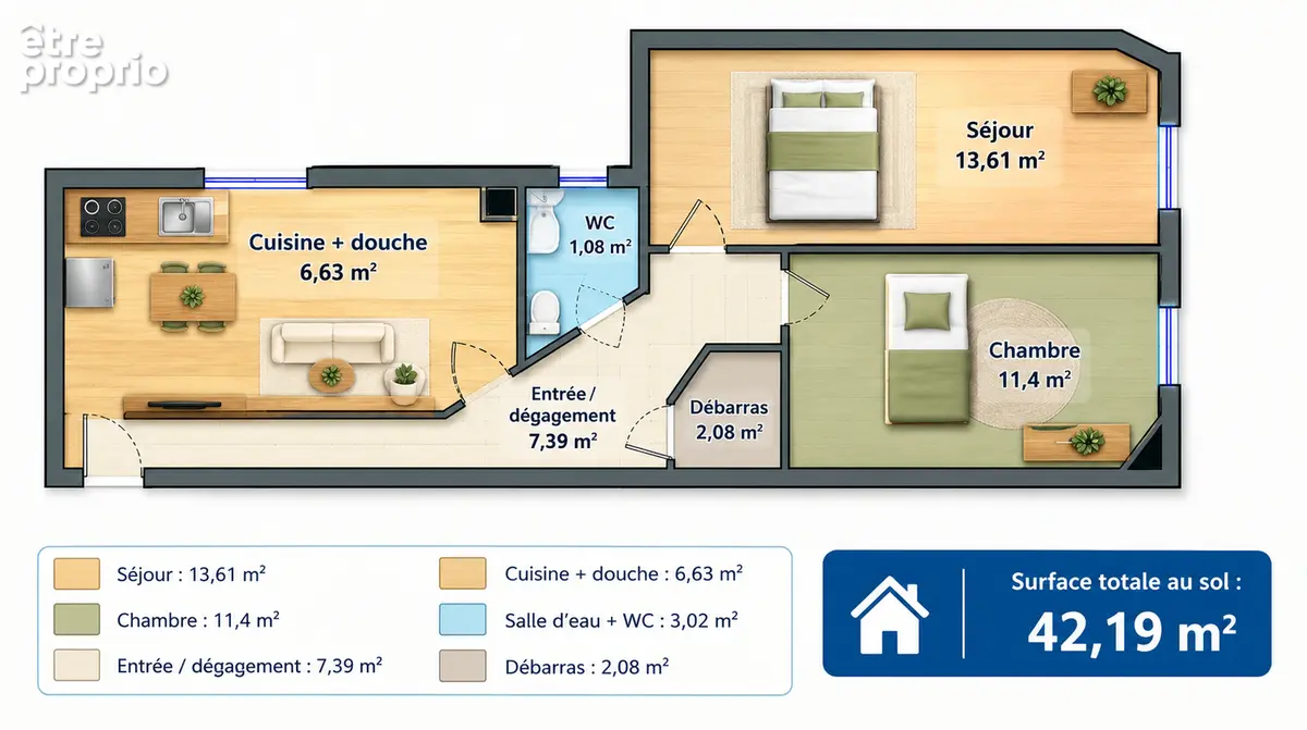 Appartement 2 pièces à vendre à Paris - Réf. 5434 - photo 14
