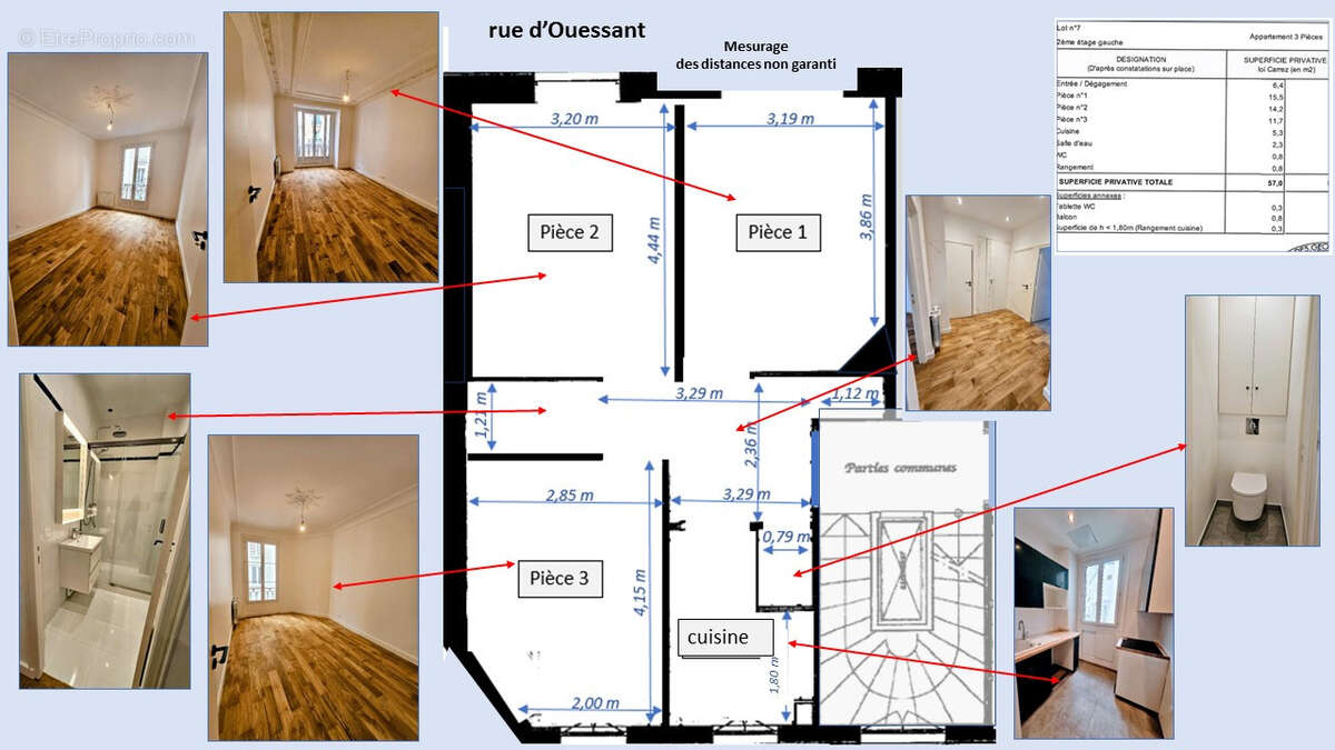Appartement à PARIS-15E