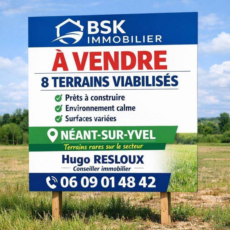 Terrain à NEANT-SUR-YVEL