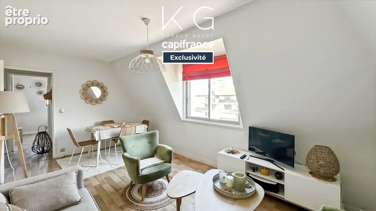 EXCLUSIVITE, proche Deauville, à Tourgéville, plage et commerces à pieds appartement 2 chambres de 58 m² à vendre - photo 2