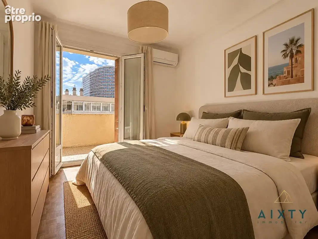 Appartement traversant 2 pièces 47 m2 dernier étage avec terrasse et balcon - photo 10
