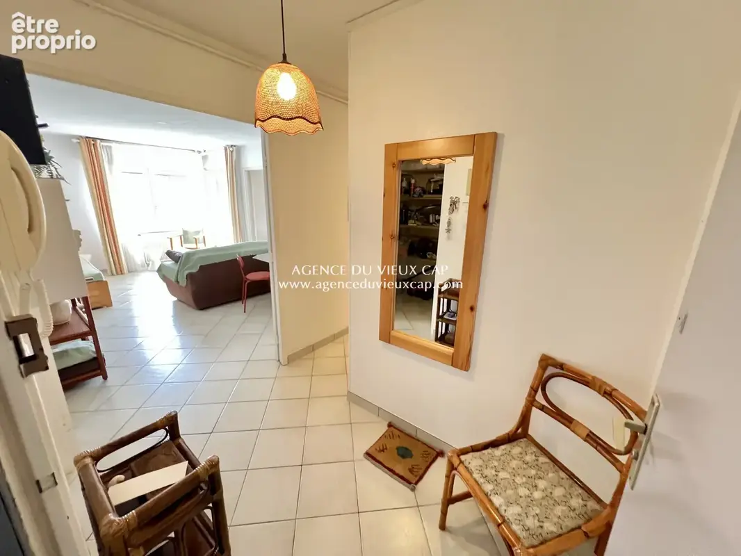 Achat cap d'agde secteur vieux port / falaises spacieux t3 en rdc vue jardin avec parking prive - photo 10
