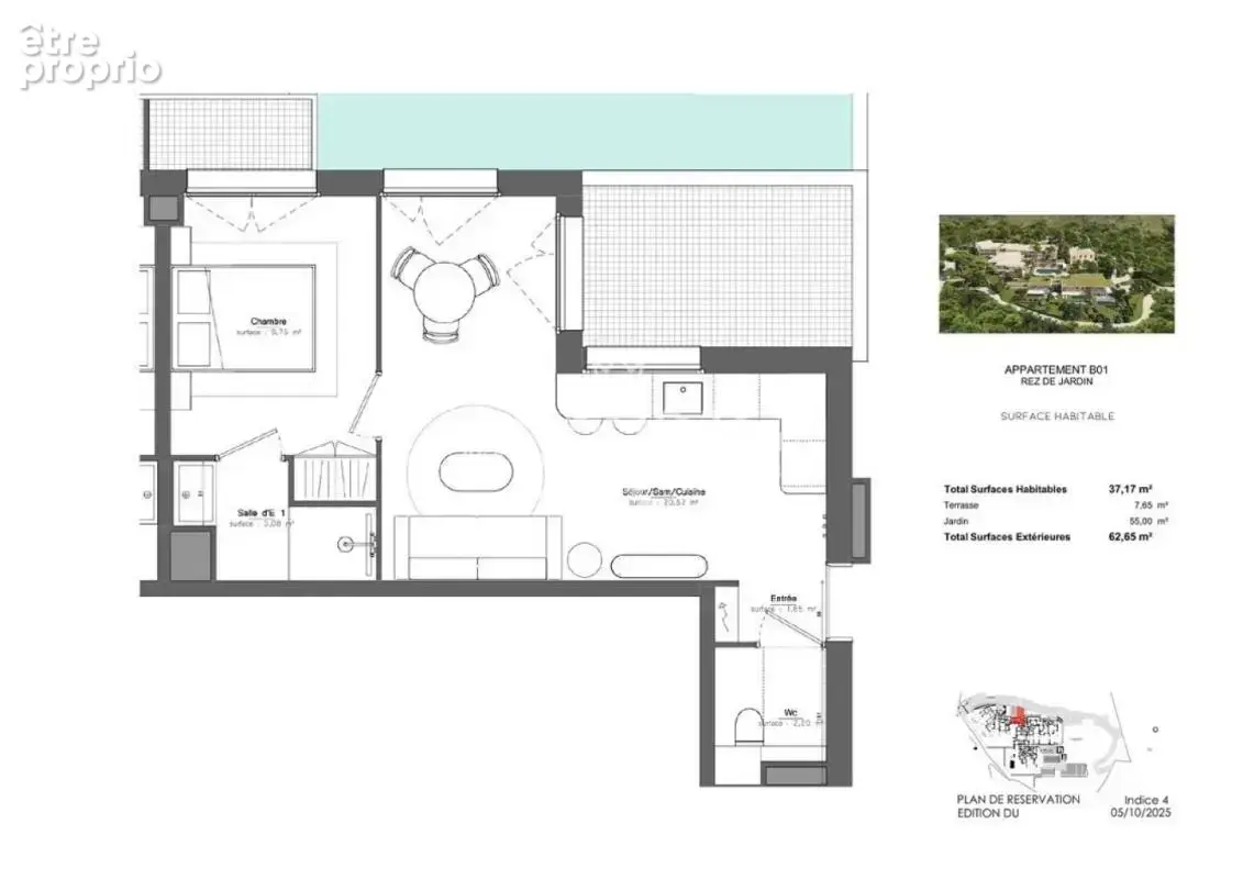 Saint Maxime - À deux pas des plages,  appartement T2 avec jardin - photo 5