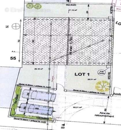 Terrain - 250m ² - photo 3