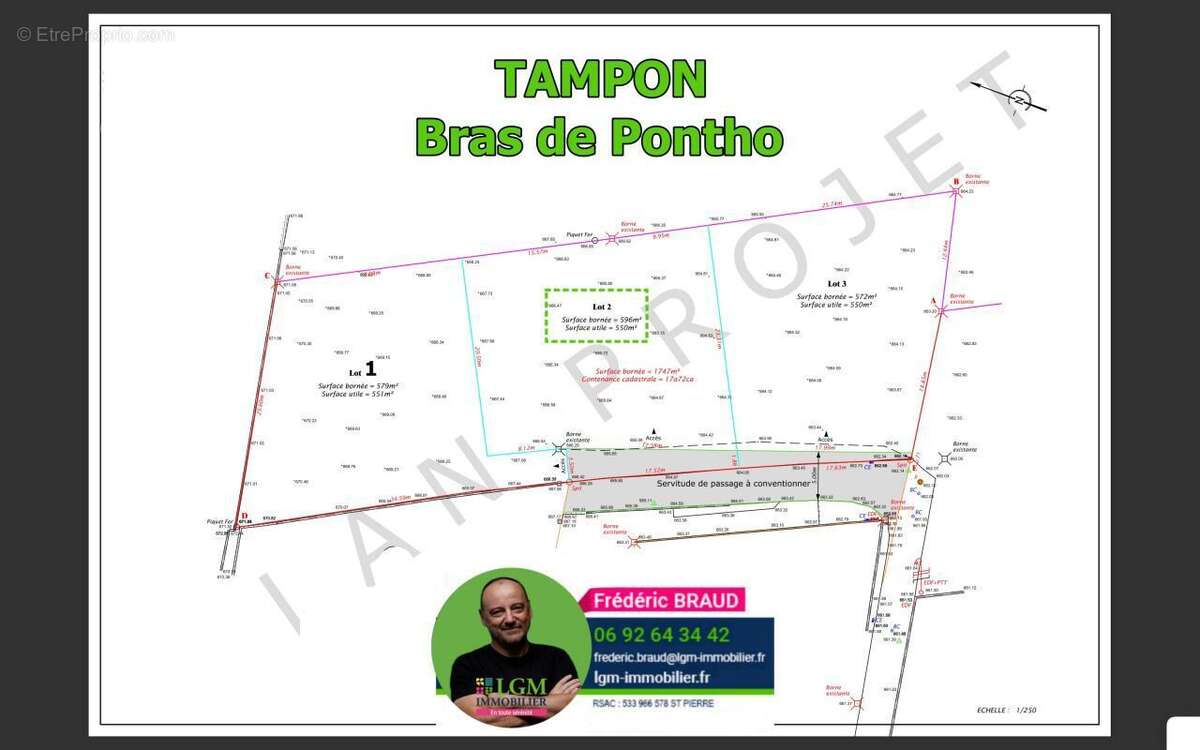 Terrain à LE TAMPON