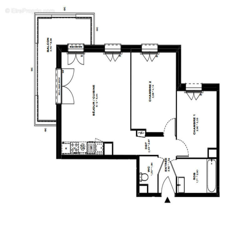 Appartement à DUGNY