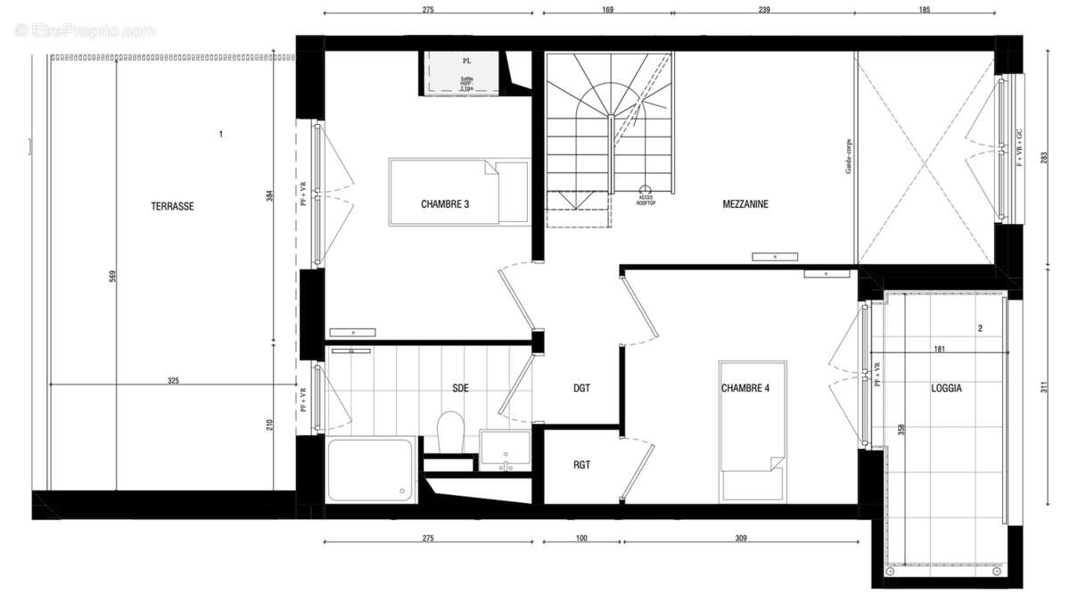 Appartement à PARIS-18E