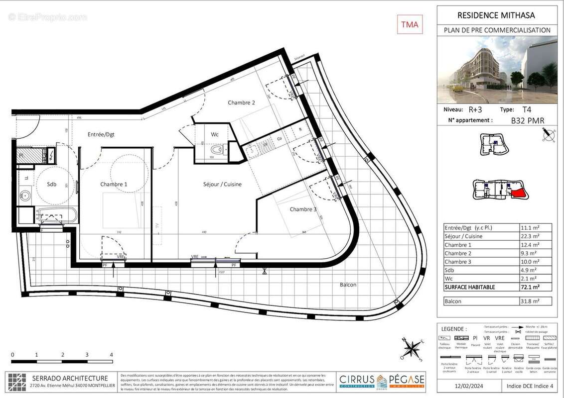 Appartement à CASTELNAU-LE-LEZ